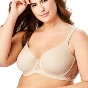Leading Lady Bra 5214 40DDD Beige Brigitte Lace Underwire Padded Comfort NEW
